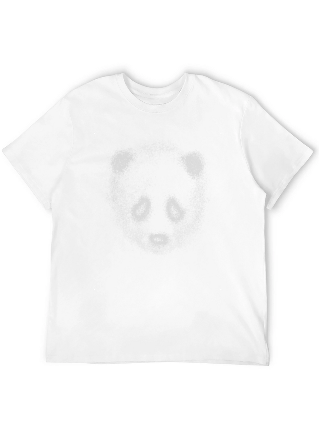 Abstract Panda Black Tee - Cool Graphic Design