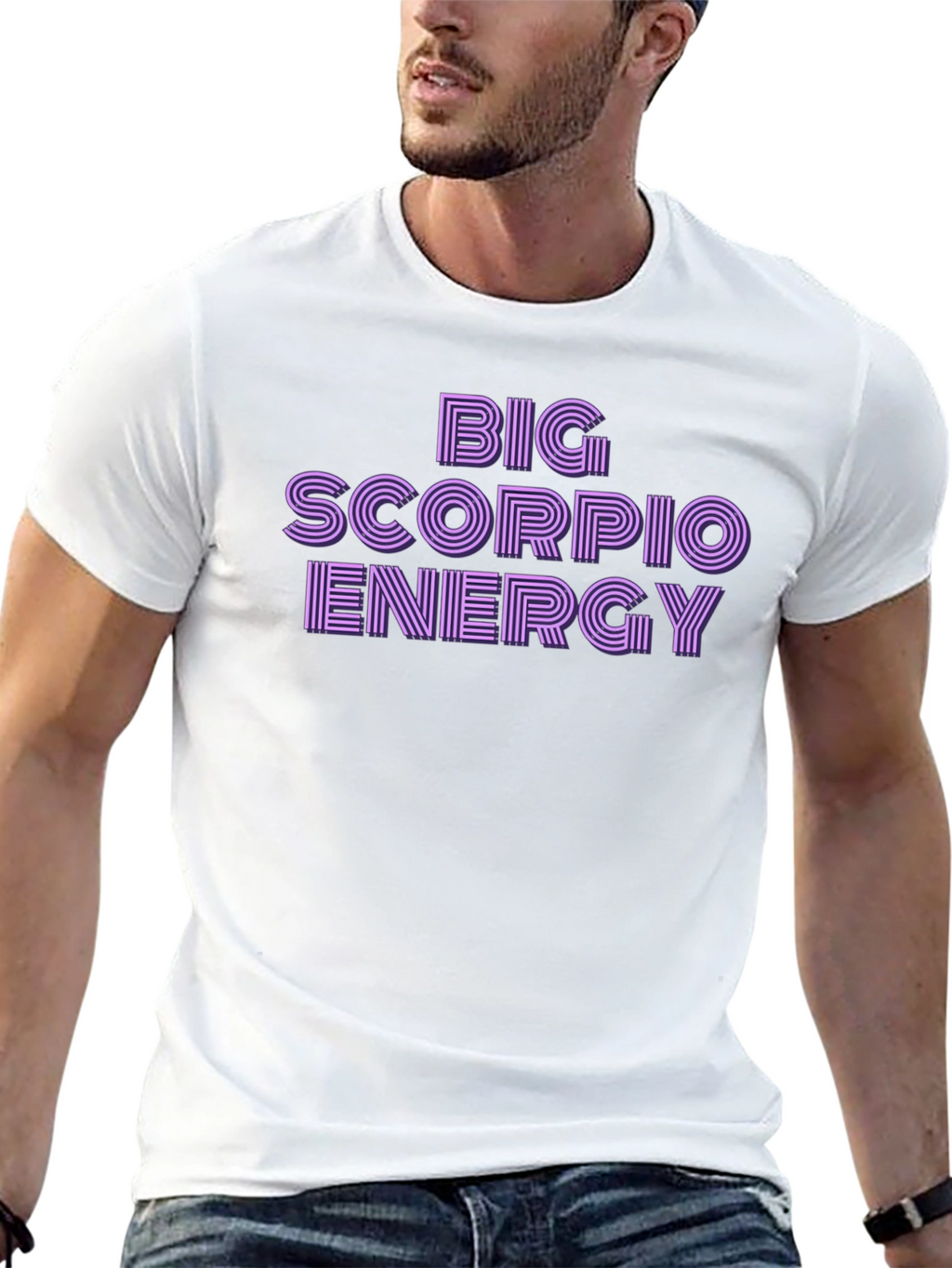 Big Scorpio Energy Black T-Shirt