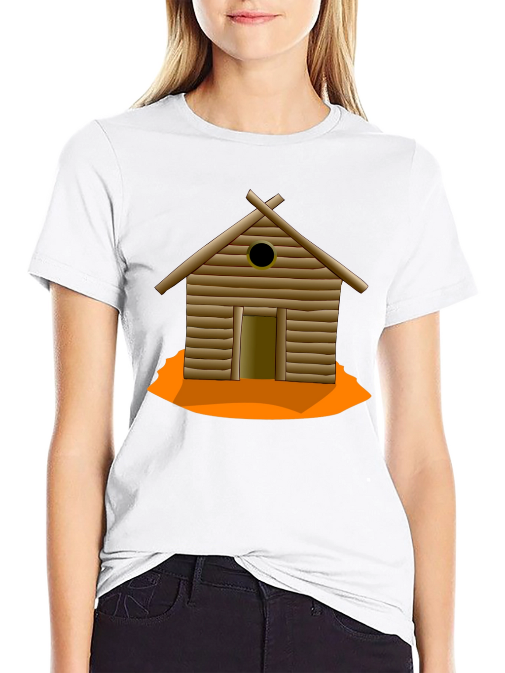 Cabin Graphic T-Shirt - Black