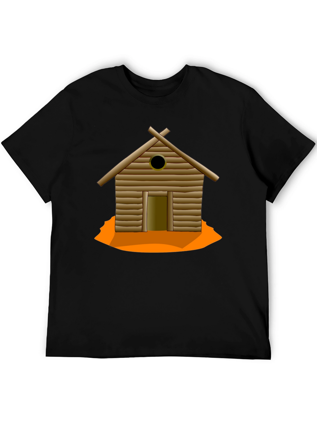 Cabin Graphic T-Shirt - Black