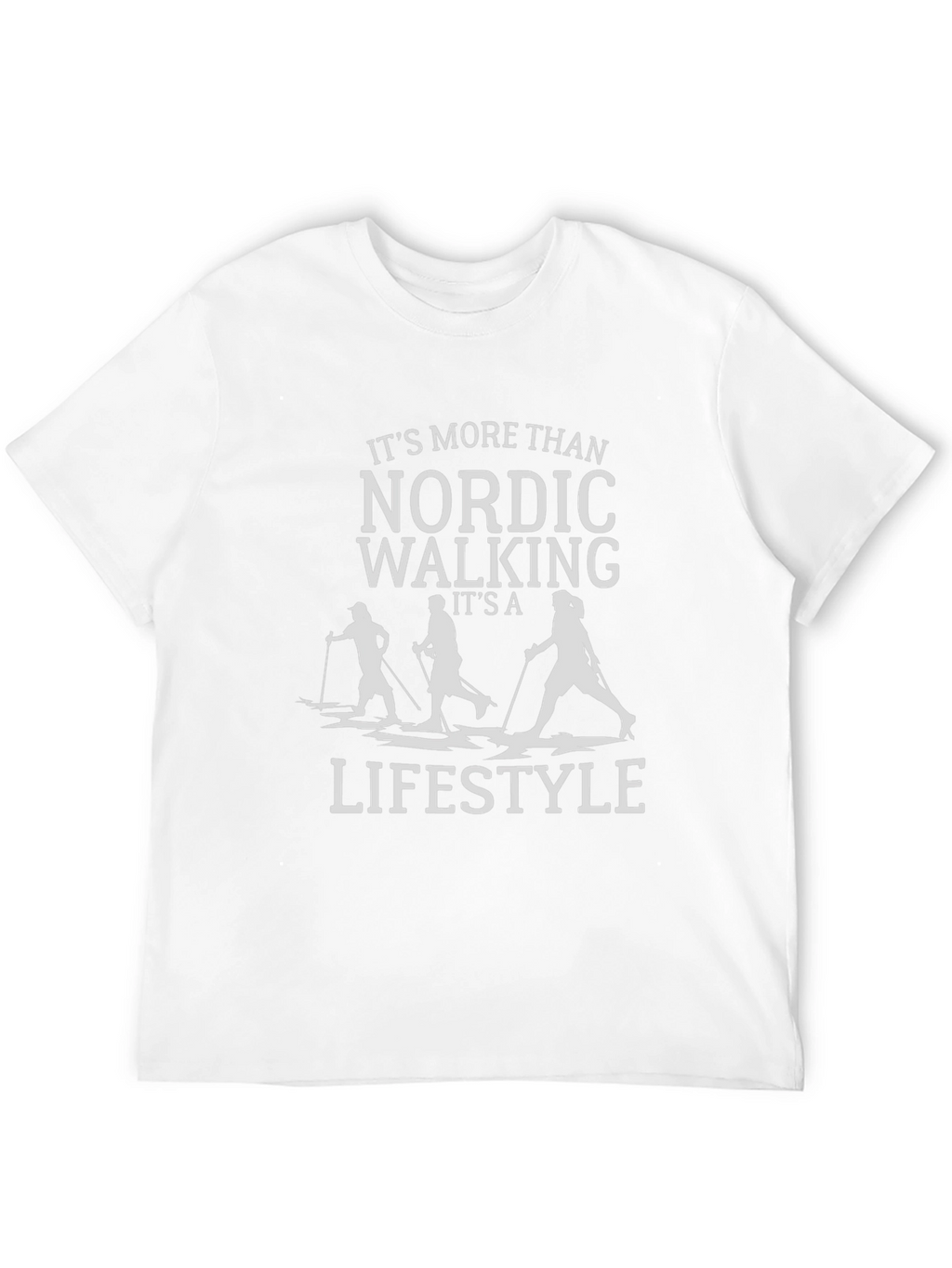Nordic Walking Lifestyle T-Shirt - Black