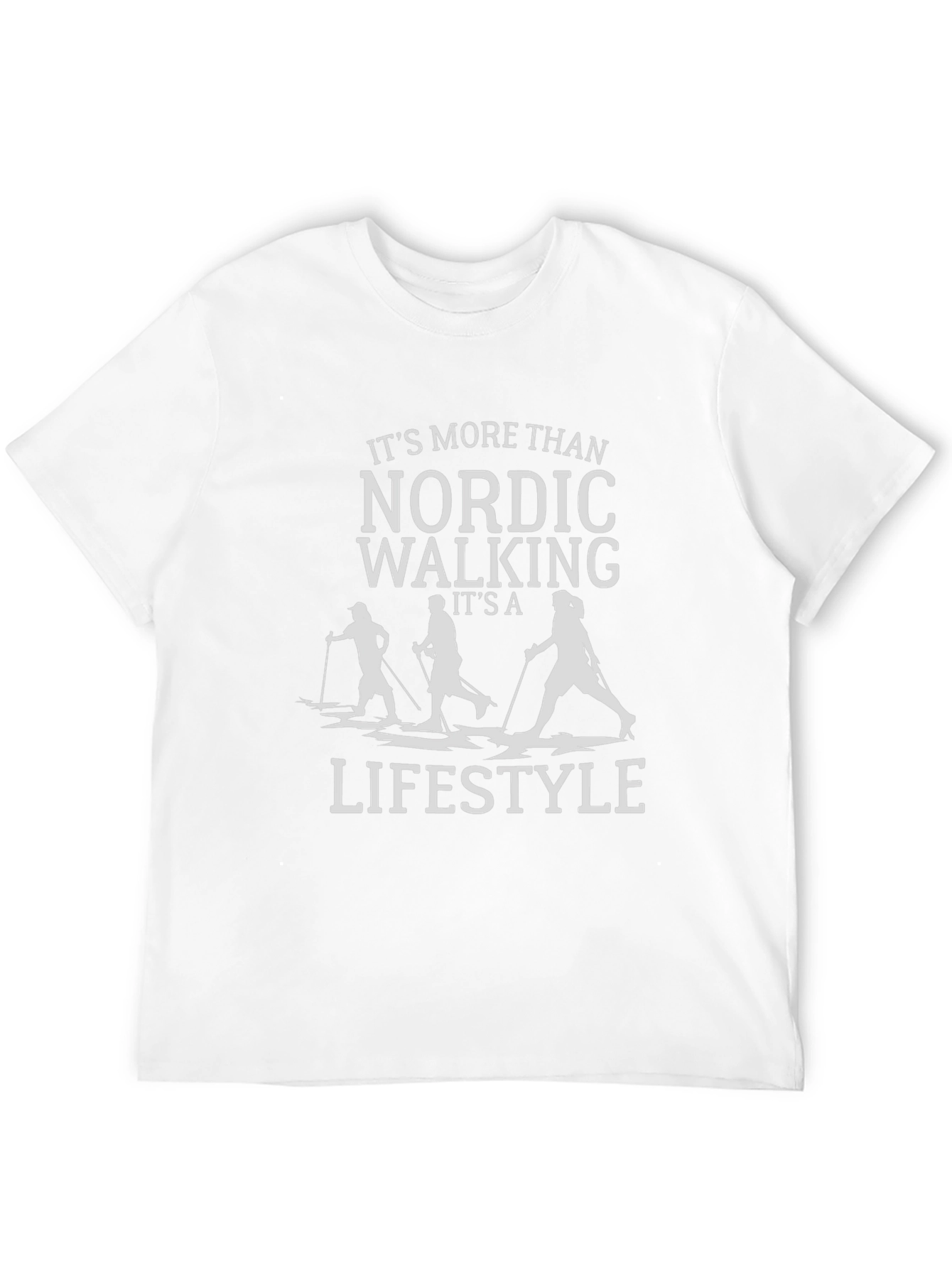 Nordic Walking Lifestyle T-Shirt - Black