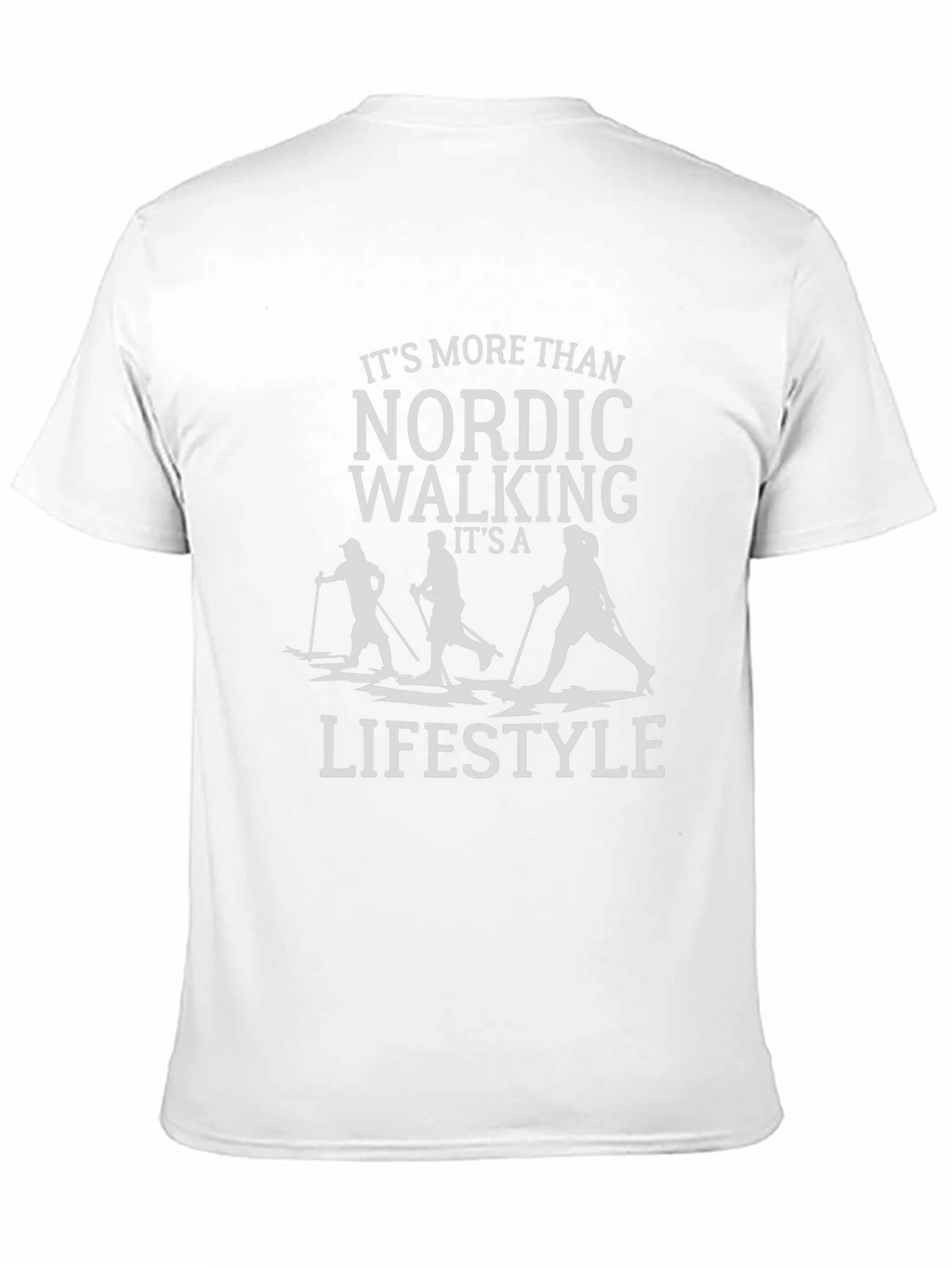 Nordic Walking Lifestyle T-Shirt - Black