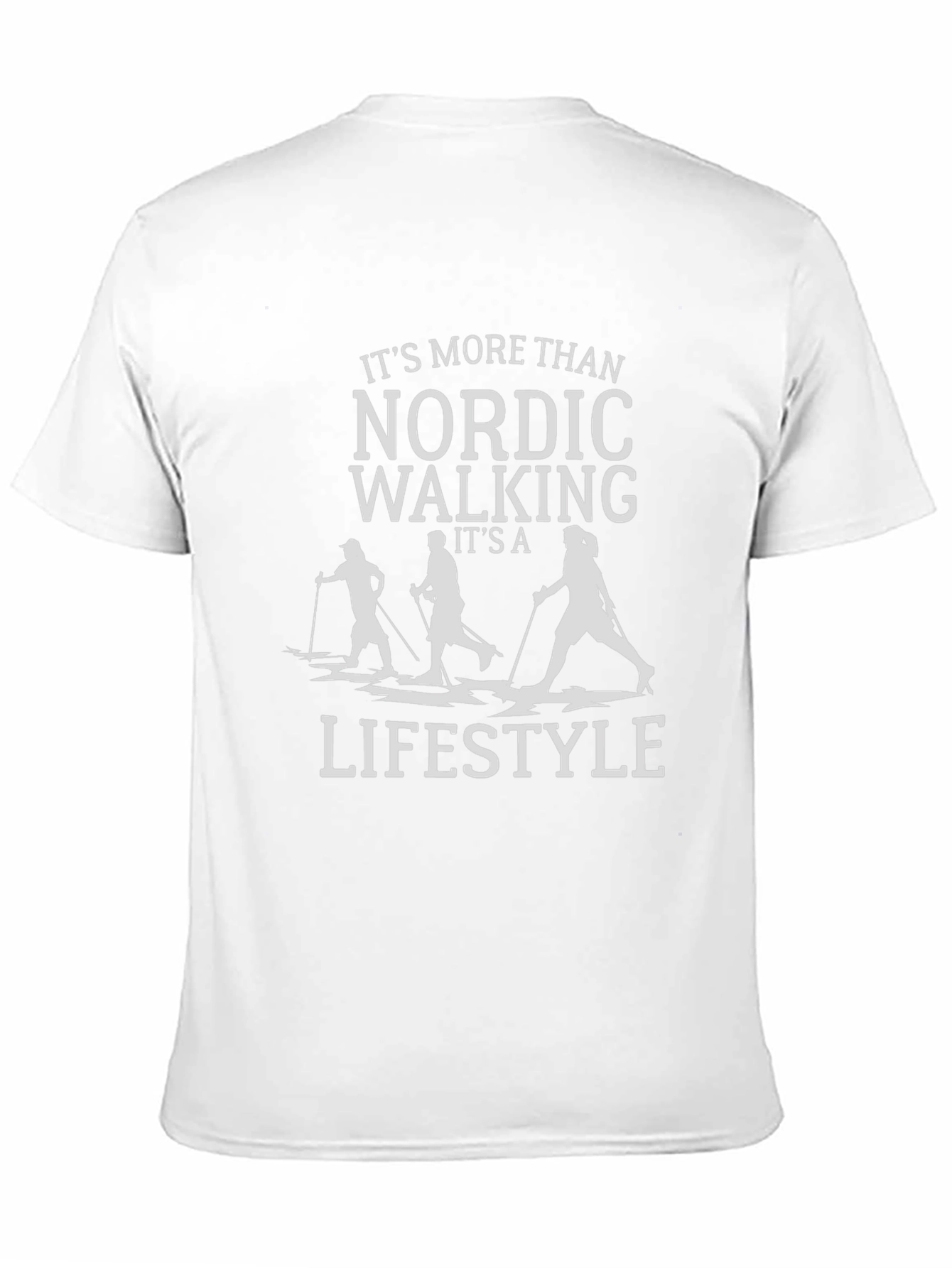 Nordic Walking Lifestyle T-Shirt - Black