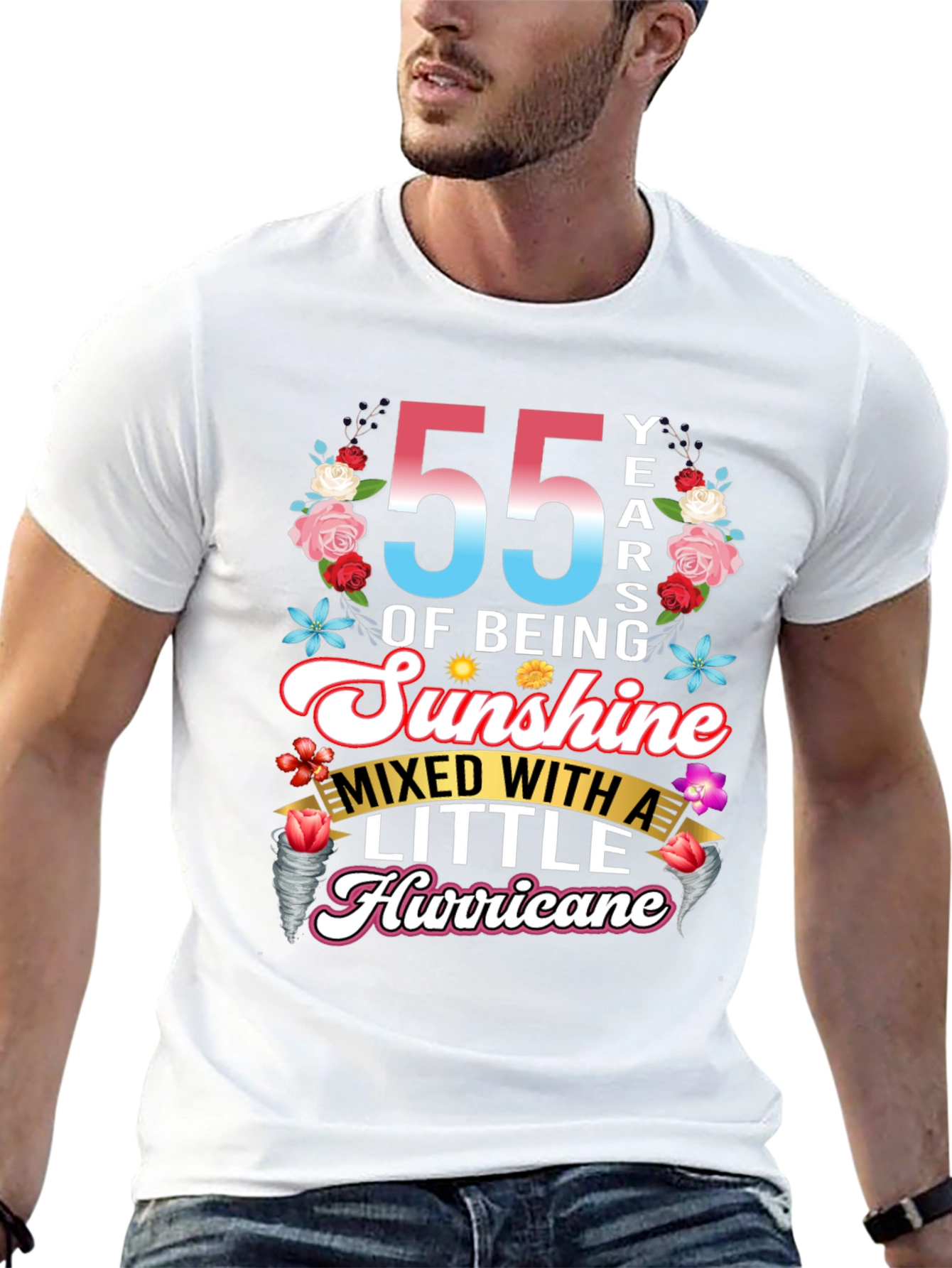 55 Years of Sunshine and Hurricane T-Shirt