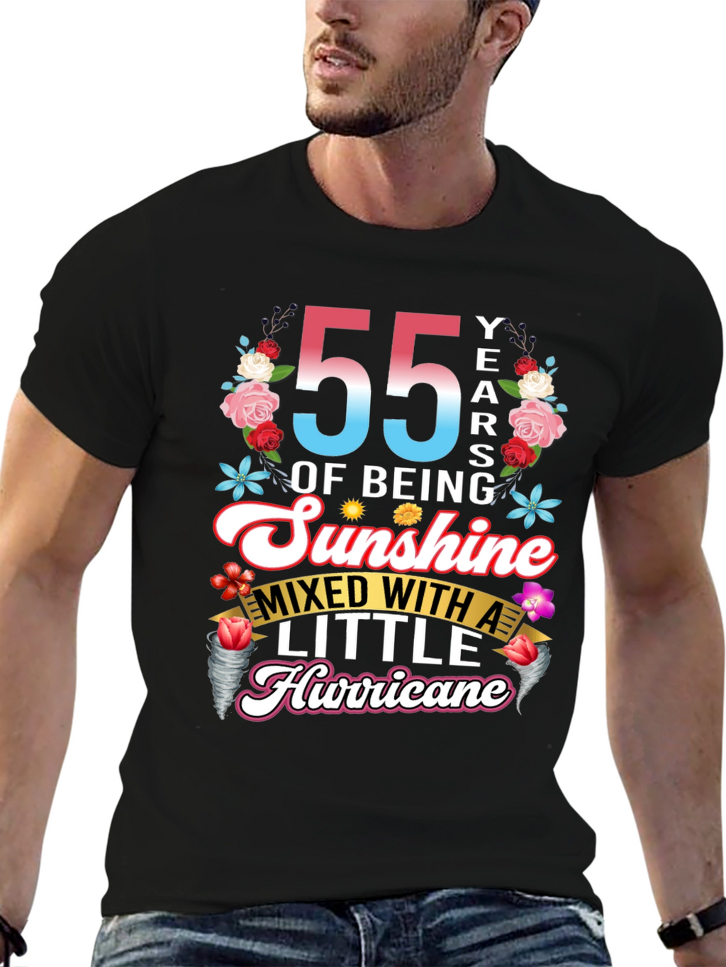 55 Years of Sunshine and Hurricane T-Shirt