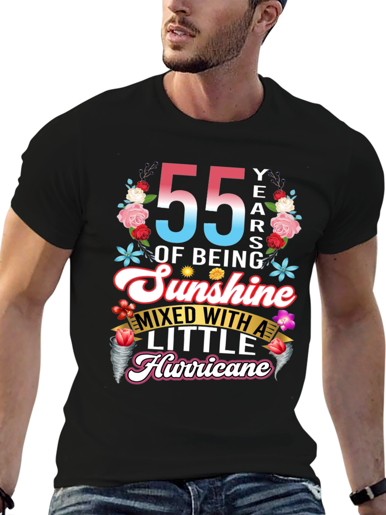 55 Years of Sunshine and Hurricane T-Shirt