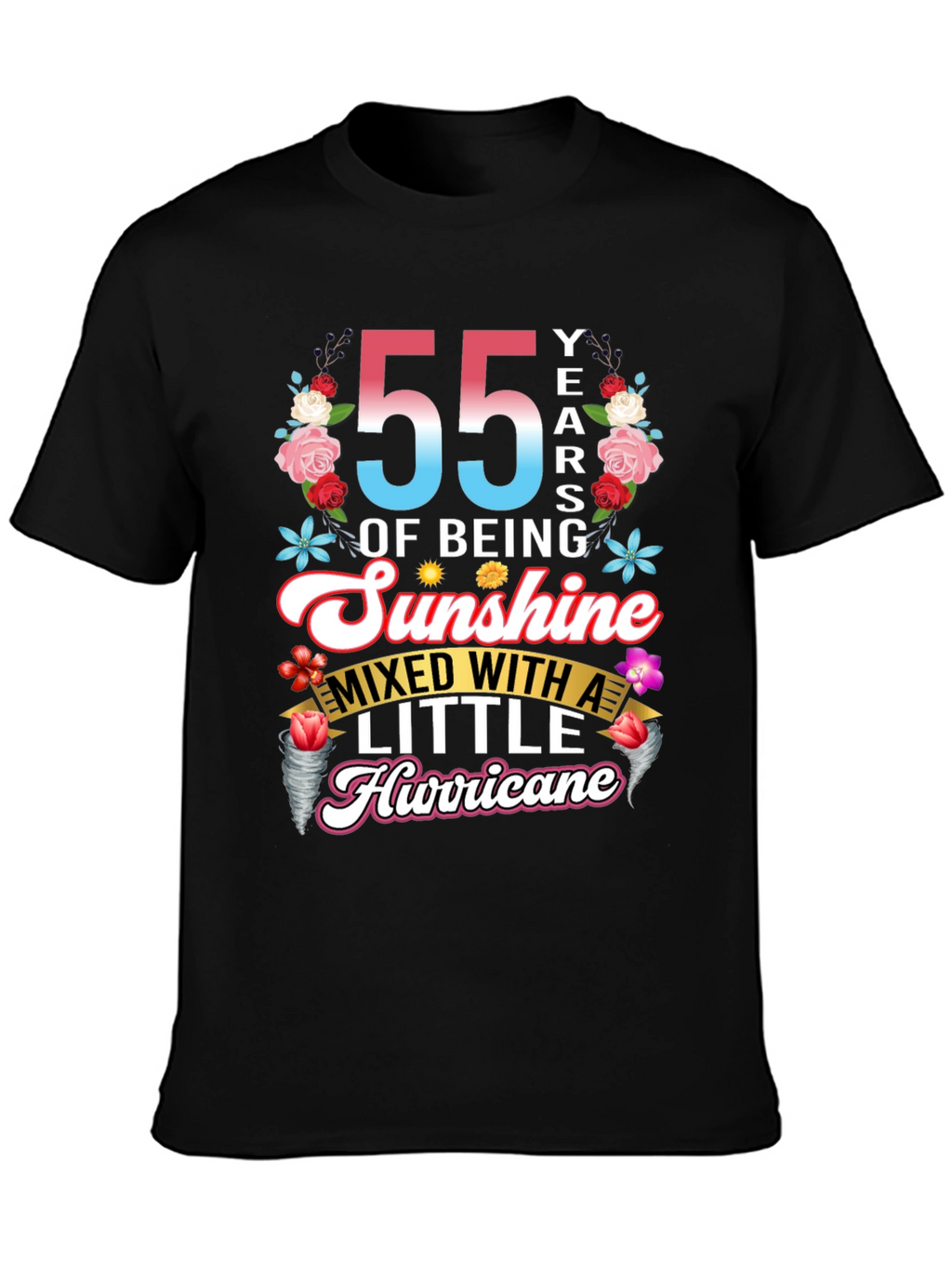 55 Years of Sunshine and Hurricane T-Shirt