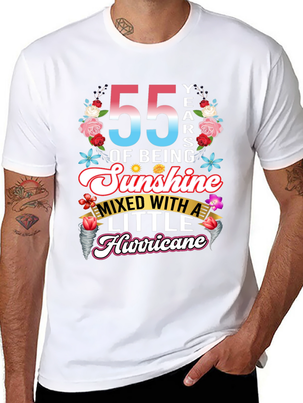 55 Years of Sunshine and Hurricane T-Shirt