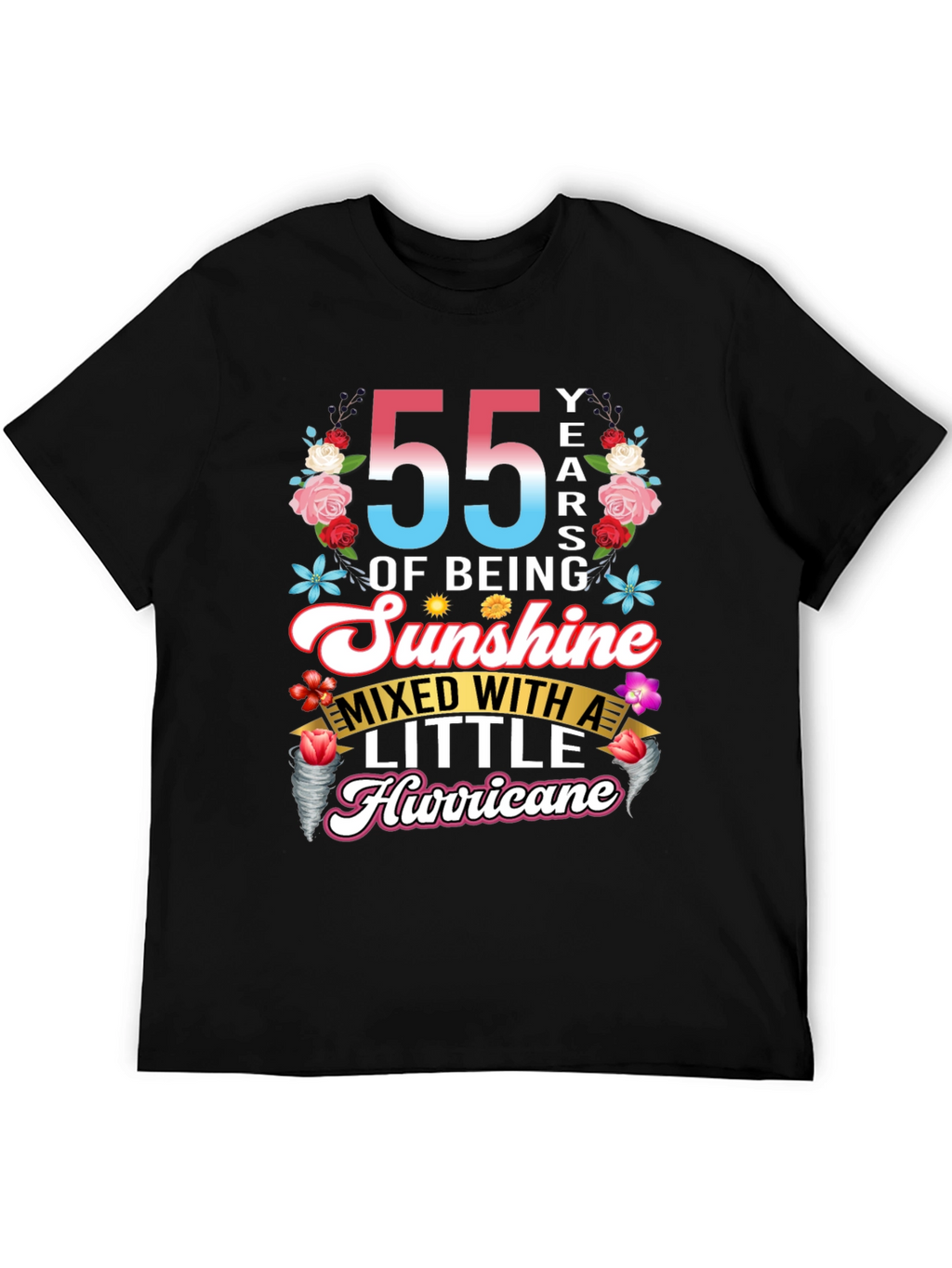 55 Years of Sunshine and Hurricane T-Shirt