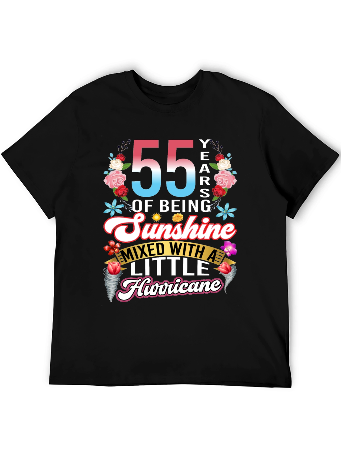 55 Years of Sunshine and Hurricane T-Shirt
