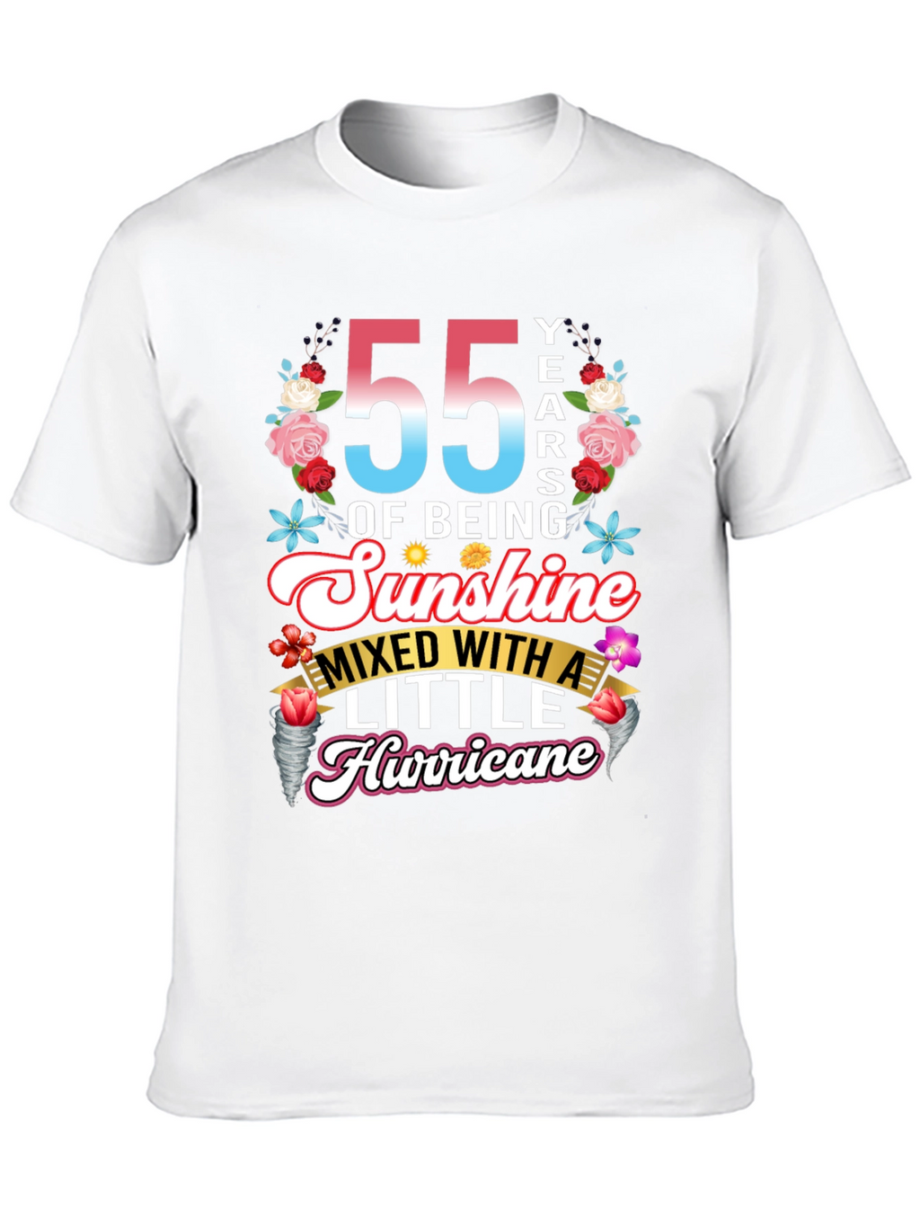 55 Years of Sunshine and Hurricane T-Shirt