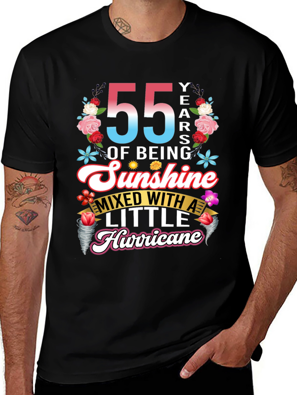 55 Years of Sunshine and Hurricane T-Shirt