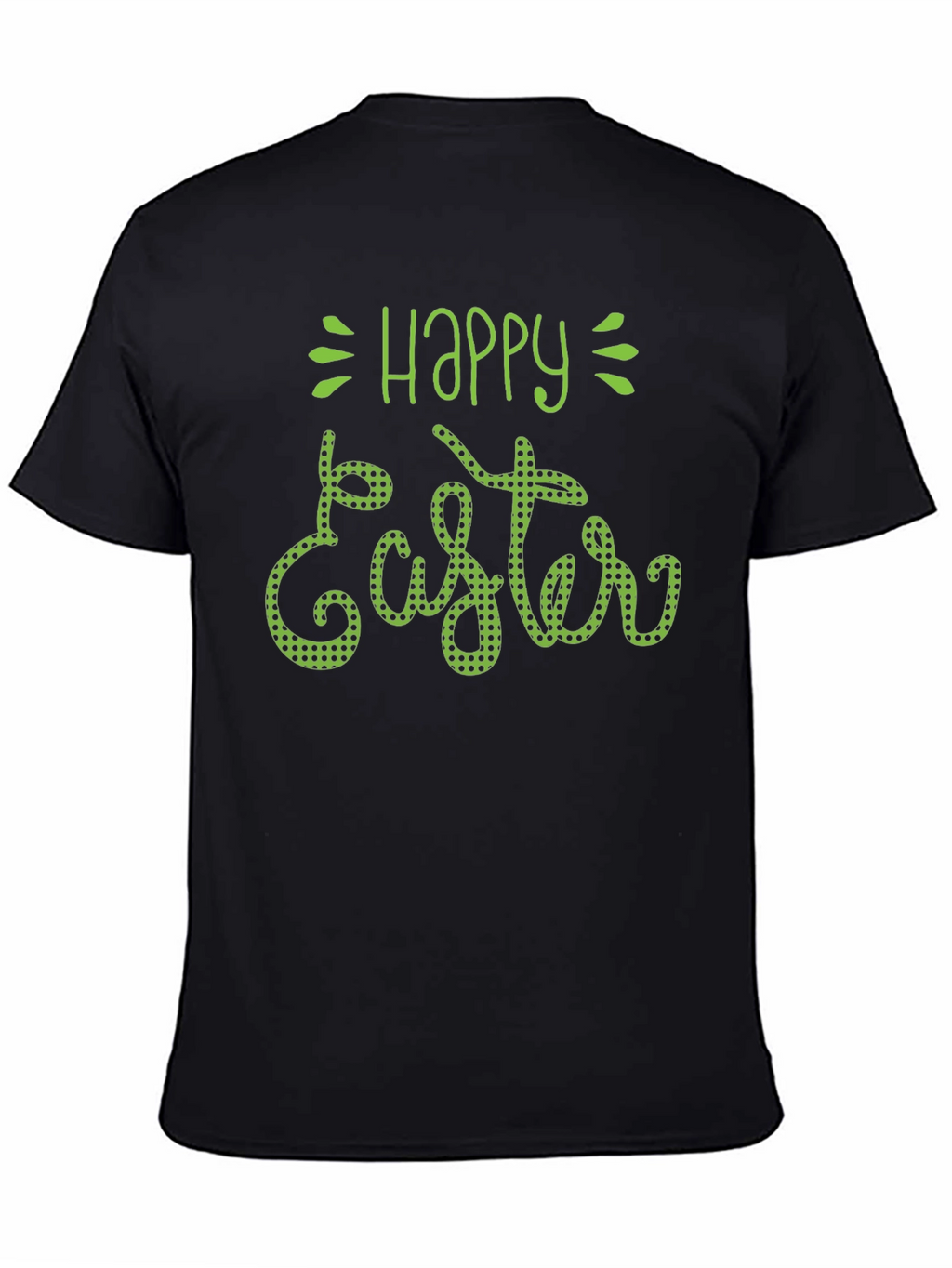 Happy Easter Green Polka Dot T-Shirt