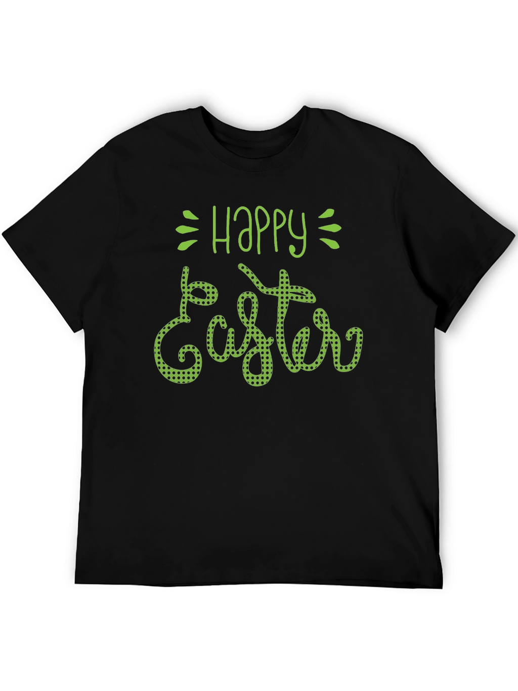 Happy Easter Green Polka Dot T-Shirt
