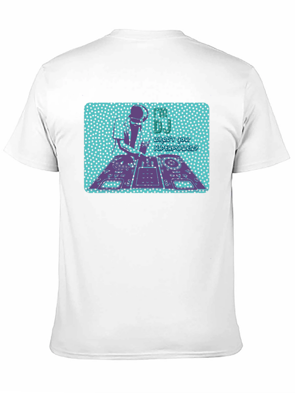 DJ Turntable Graphic Tee - Mens Black T-Shirt