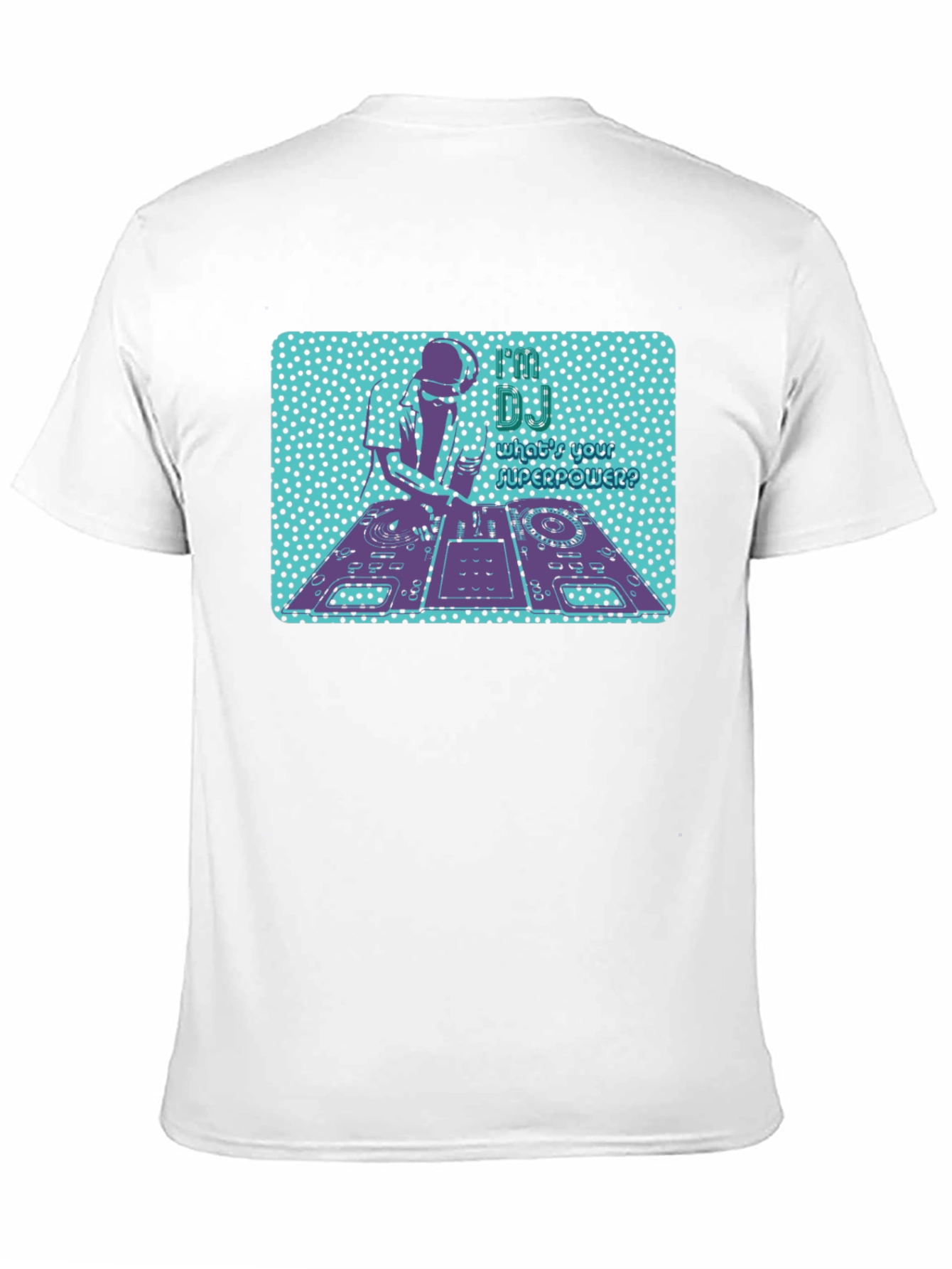DJ Turntable Graphic Tee - Mens Black T-Shirt