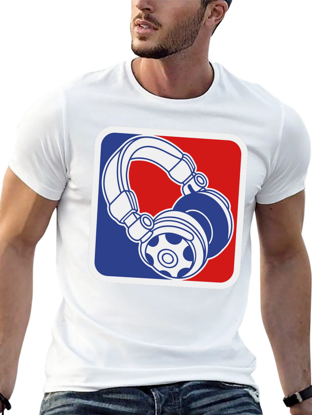 Cool DJ Headphones Graphic T-Shirt