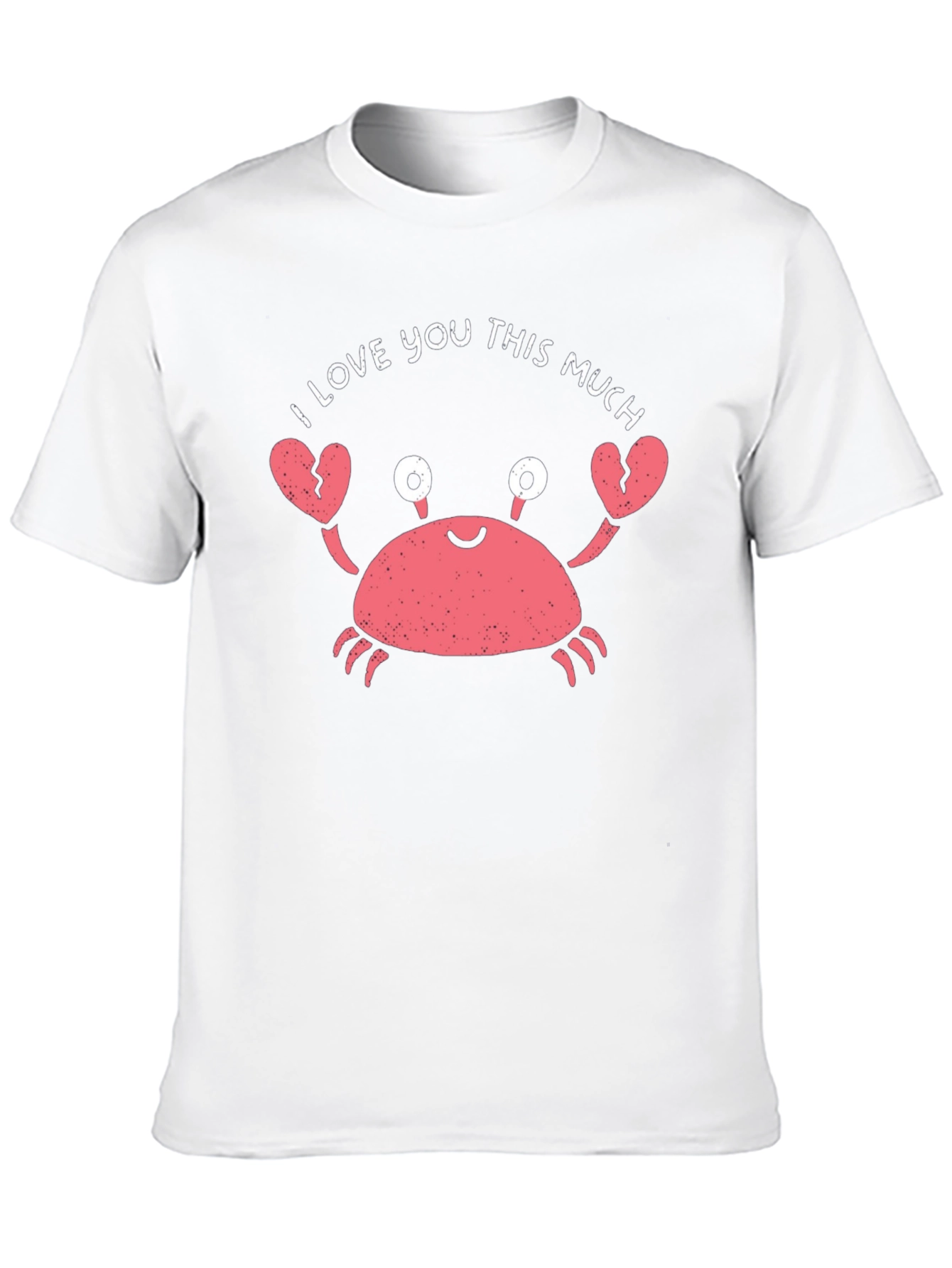 I Love You This Much Crab Graphic Tee