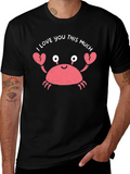 I Love You This Much Crab Graphic Tee