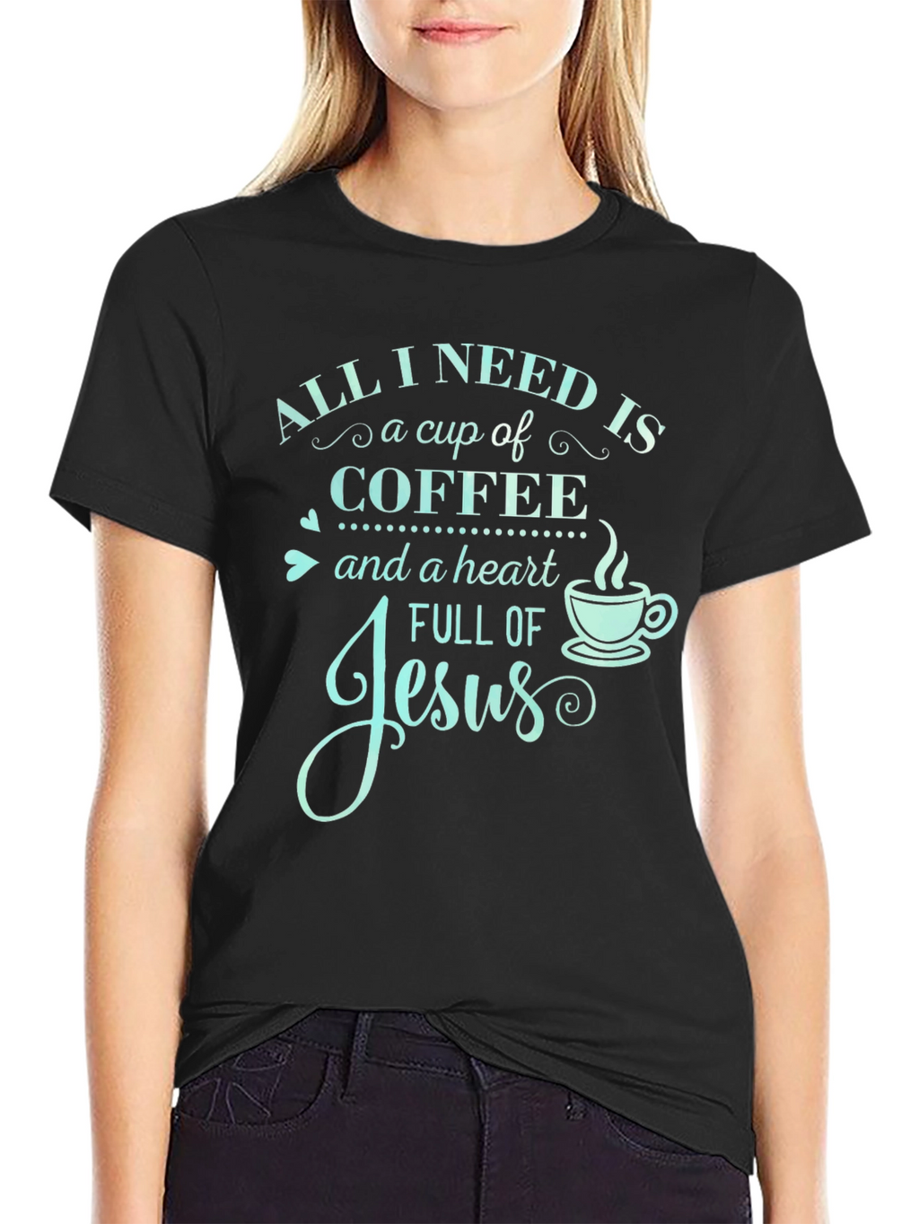 Coffee and Jesus Graphic T-Shirt