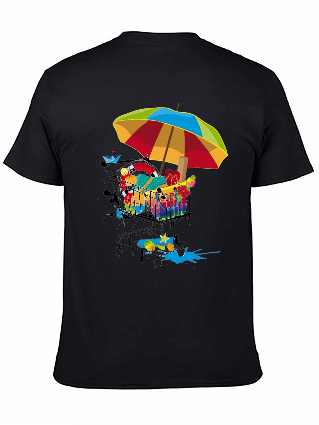 Funky Shopping Cart T-Shirt