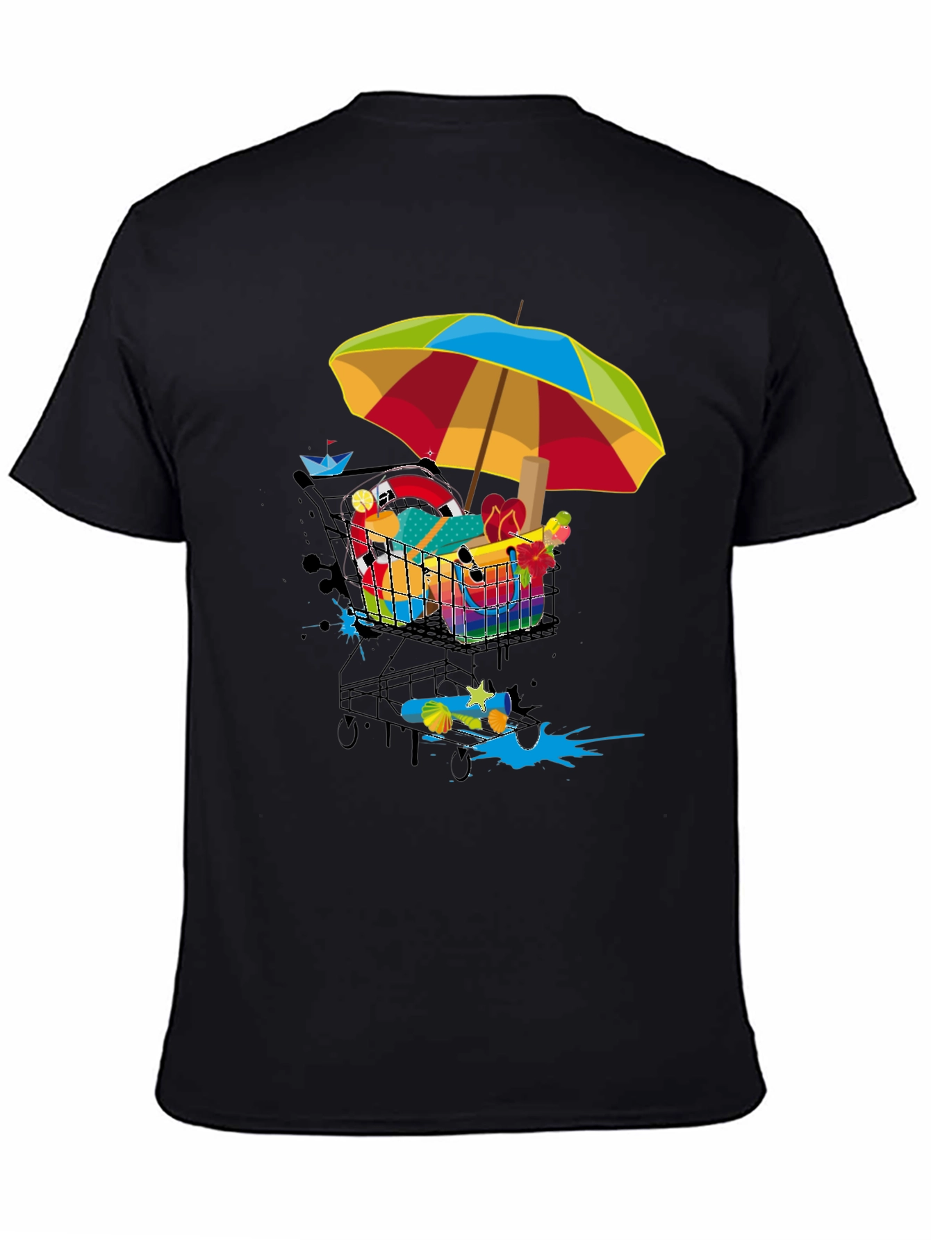 Funky Shopping Cart T-Shirt