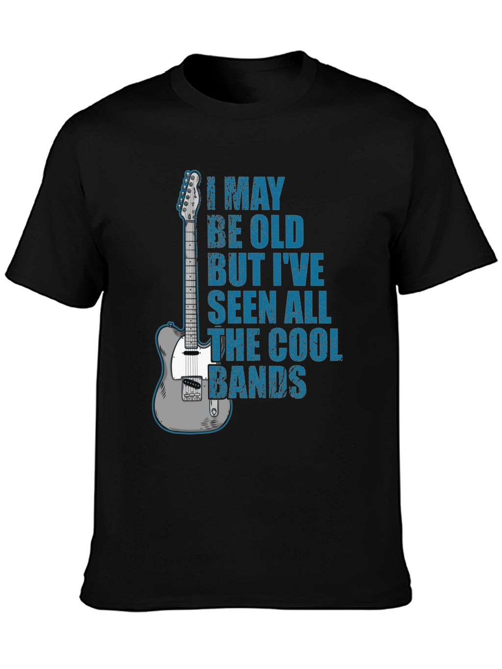 Cool Bands Guitar T-Shirt