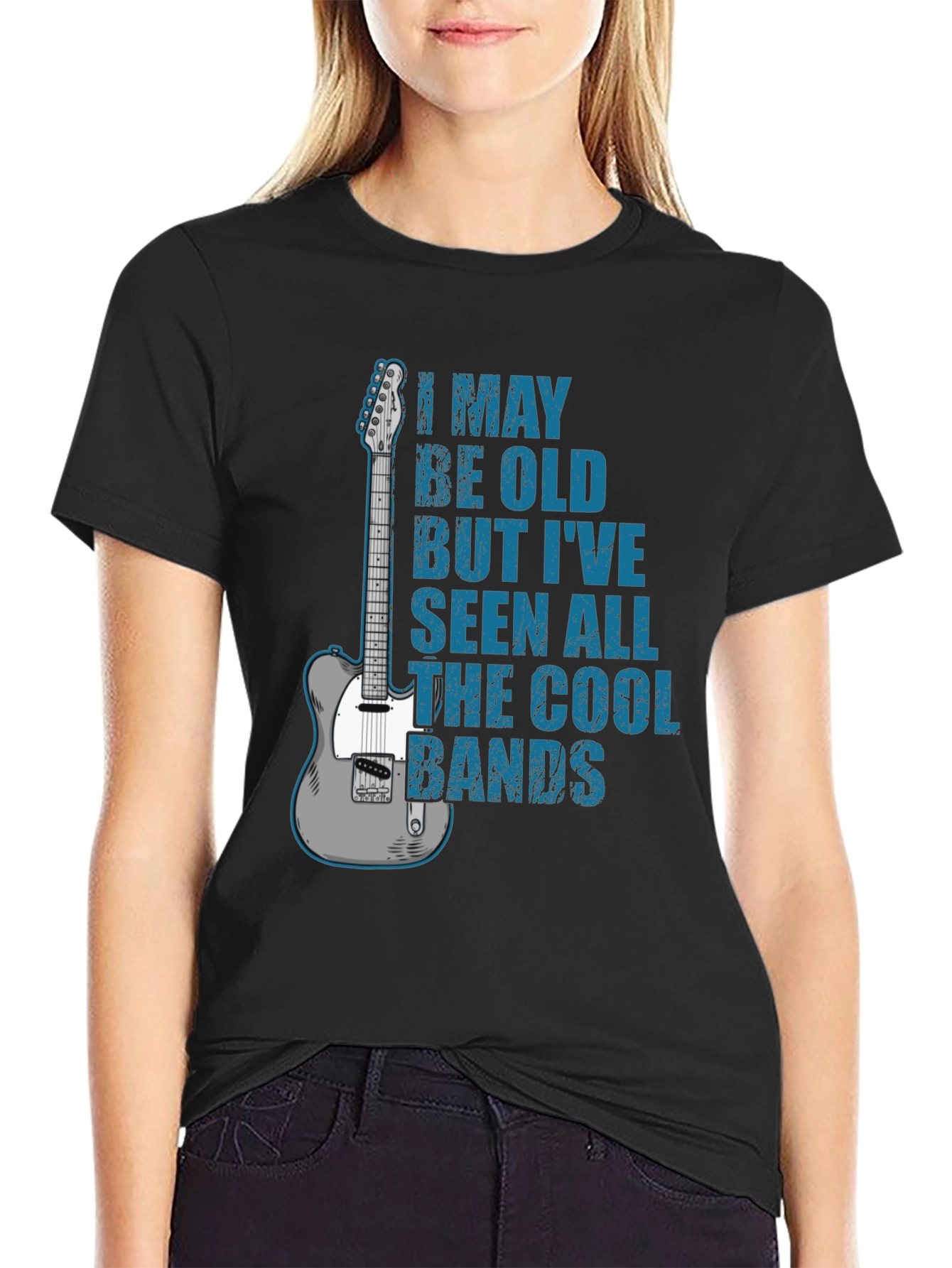 Cool Bands Guitar T-Shirt