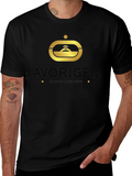 Avorigen Black Graphic T-Shirt