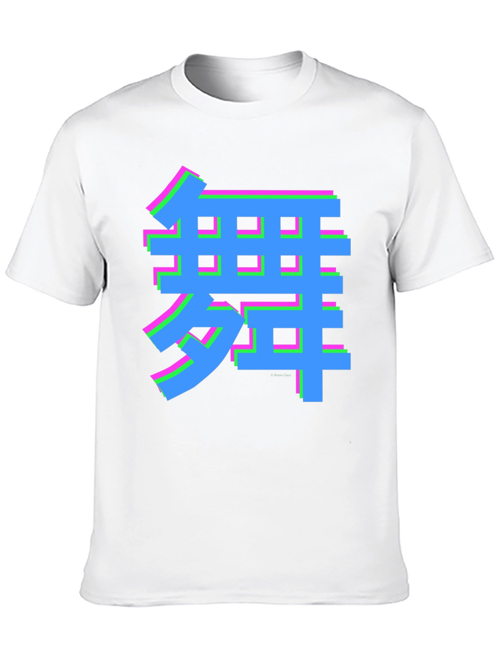 Vaporwave Kanji Graphic Tee - Dance Style
