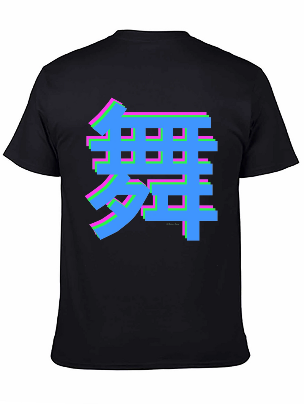 Vaporwave Kanji Graphic Tee - Dance Style