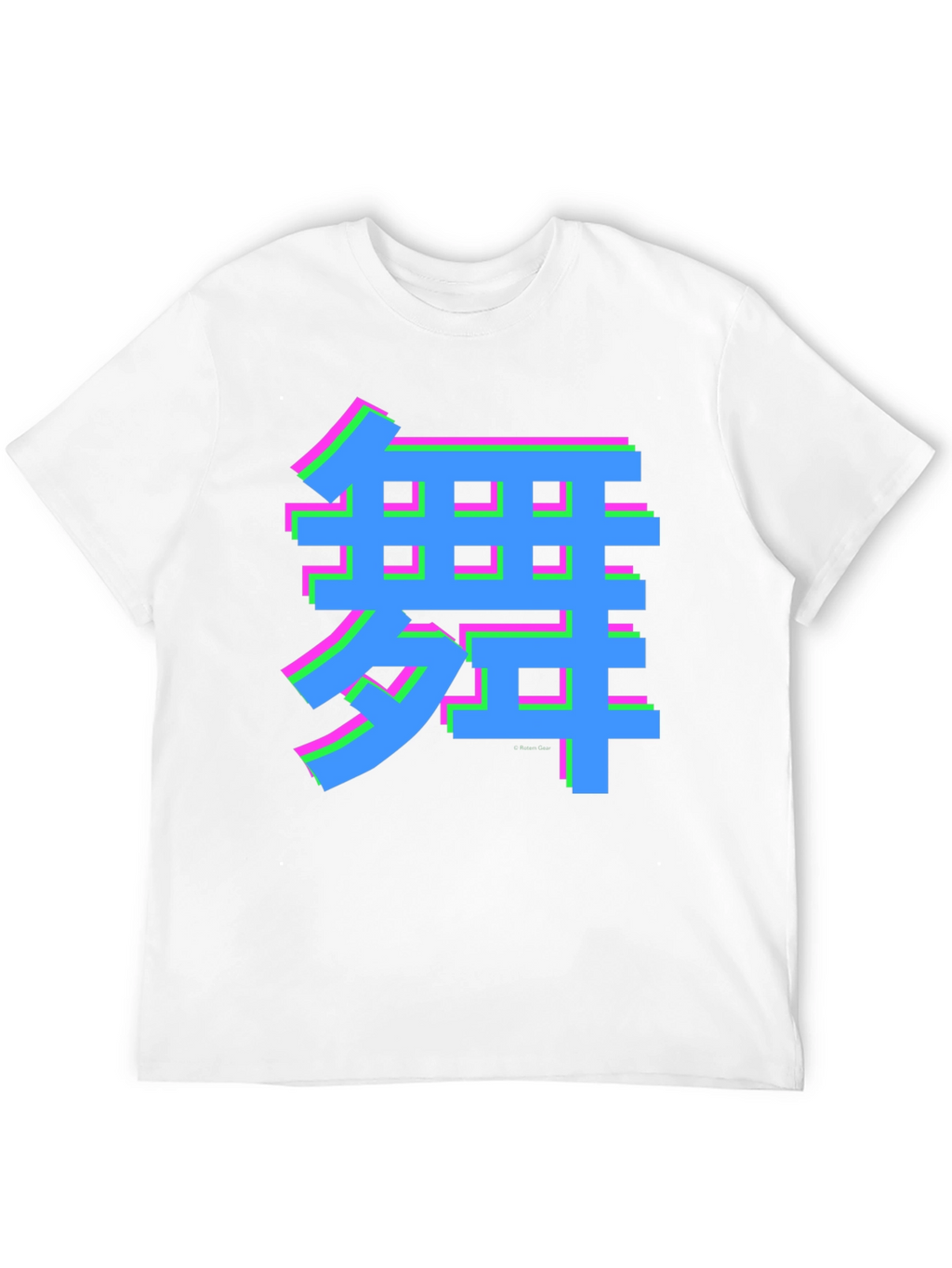 Vaporwave Kanji Graphic Tee - Dance Style