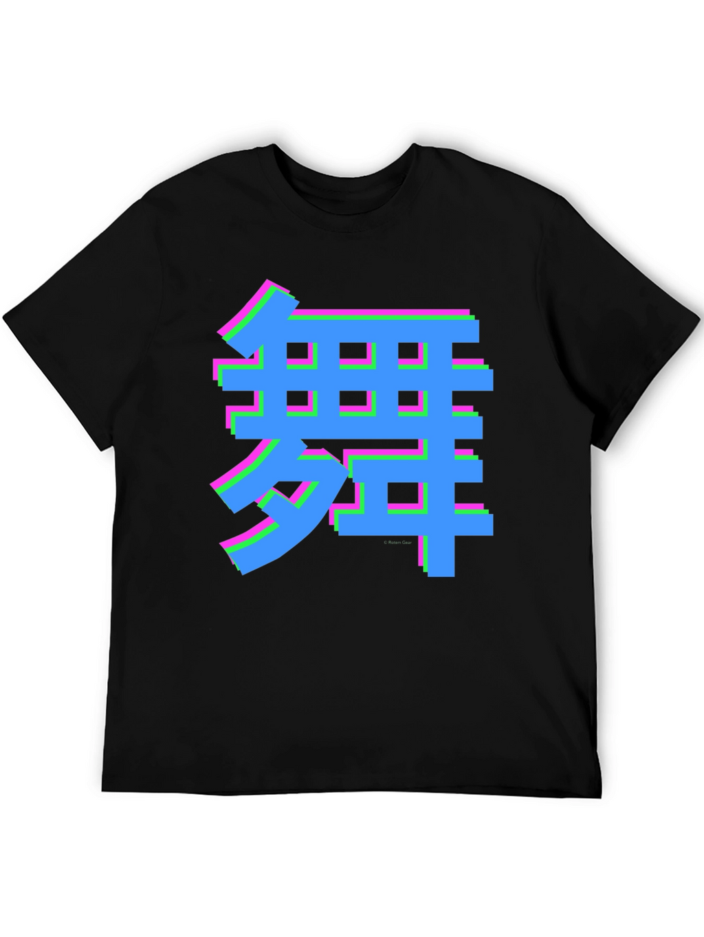 Vaporwave Kanji Graphic Tee - Dance Style