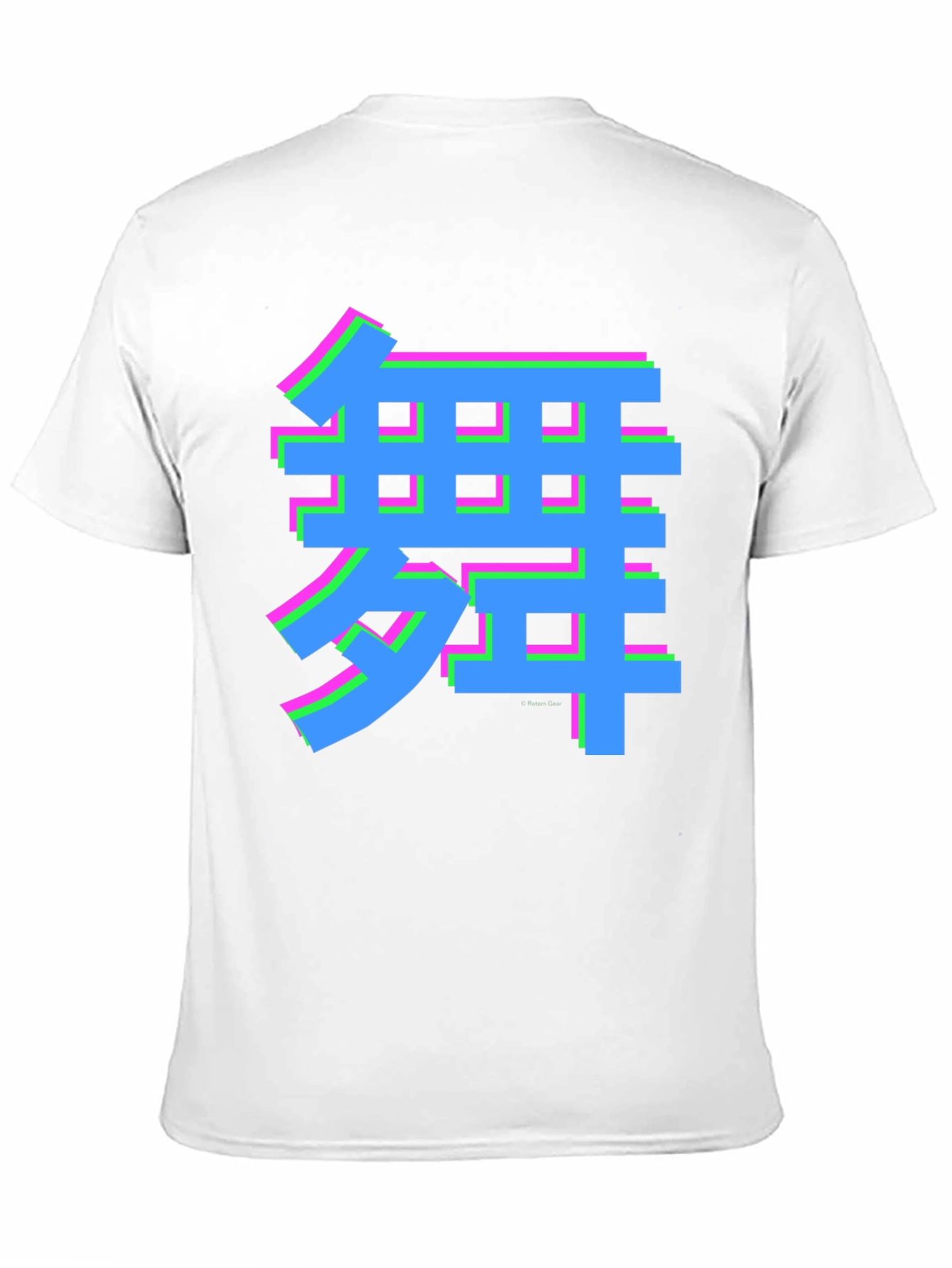 Vaporwave Kanji Graphic Tee - Dance Style
