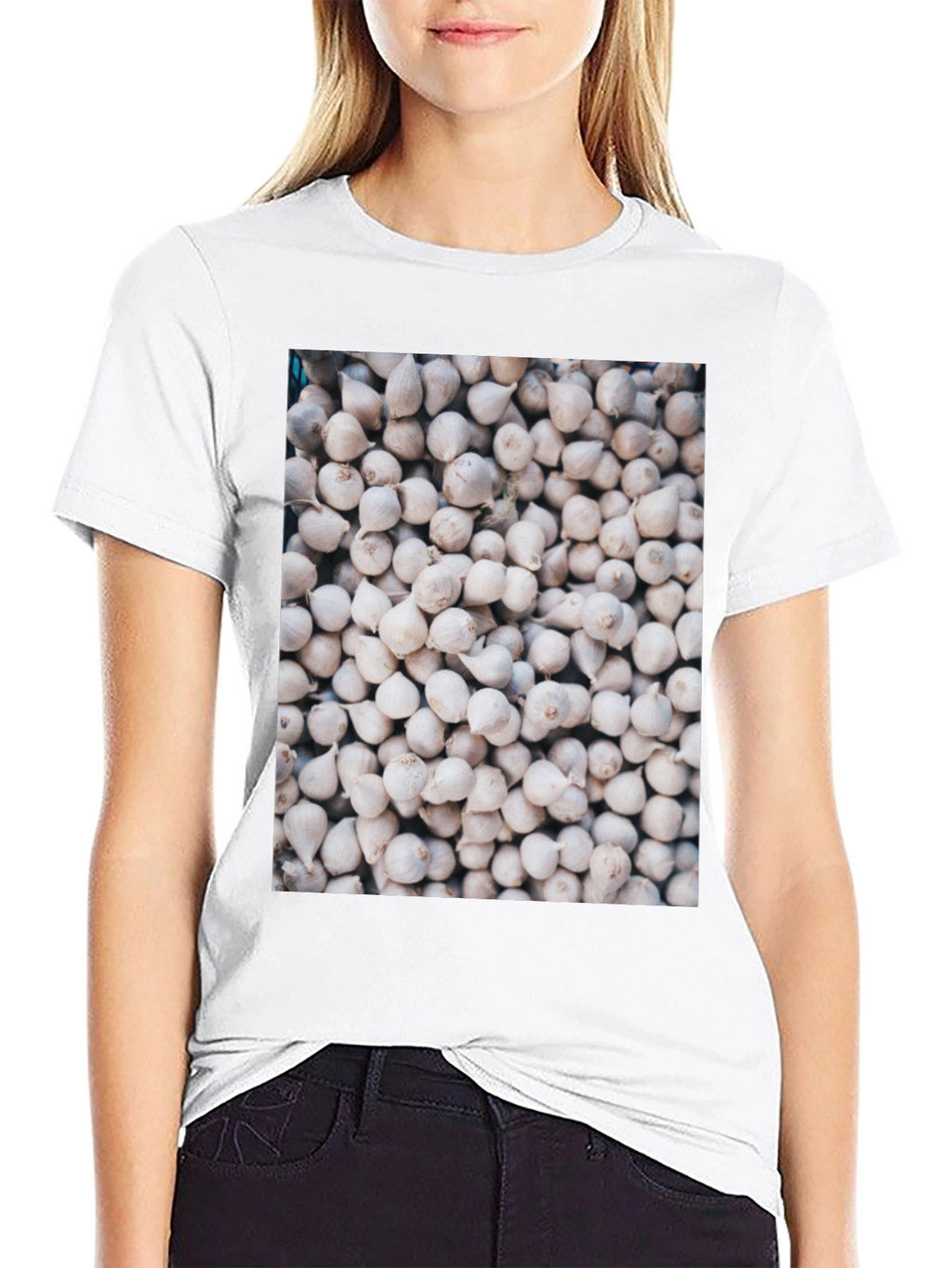 Garlic Cloves Pattern T-Shirt