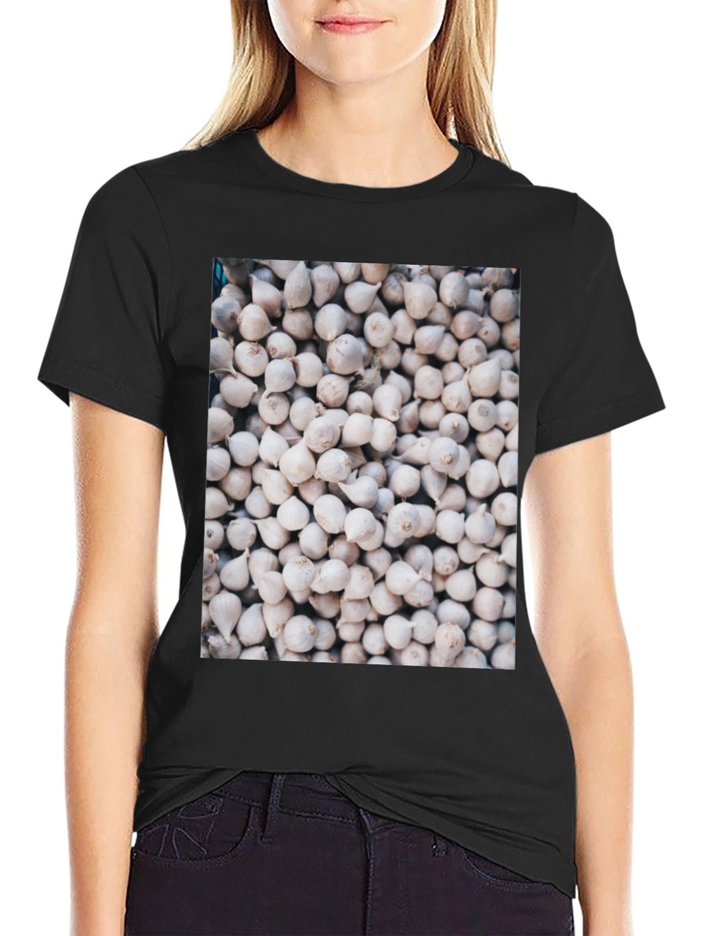 Garlic Cloves Pattern T-Shirt