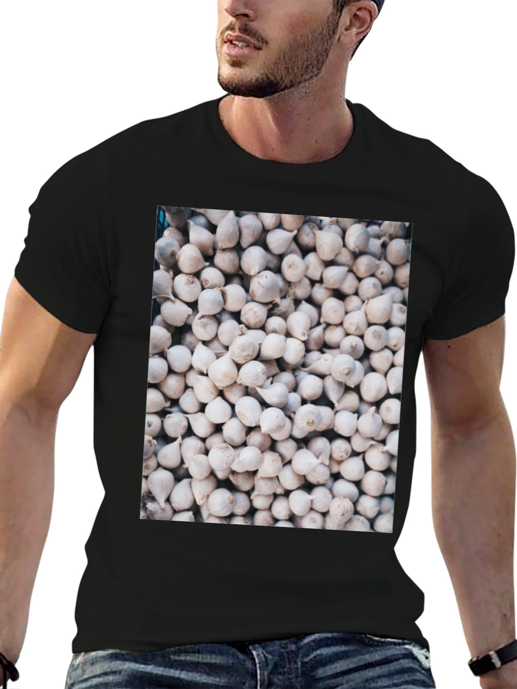 Garlic Cloves Pattern T-Shirt