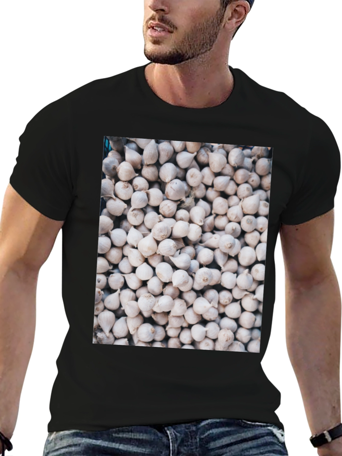 Garlic Cloves Pattern T-Shirt