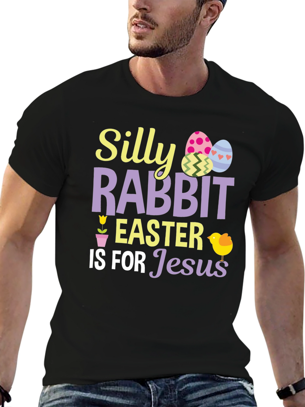 Silly Rabbit Easter is for Jesus T-Shirt