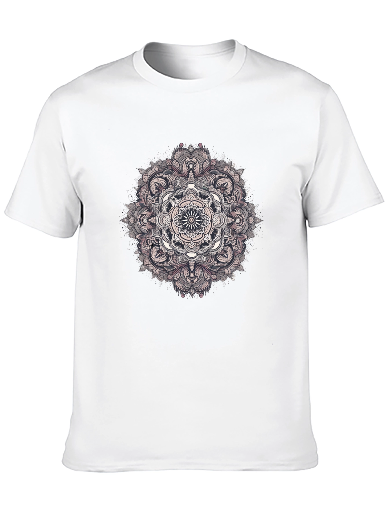 Black Mandala Graphic Tee - Stylish and Unique Design
