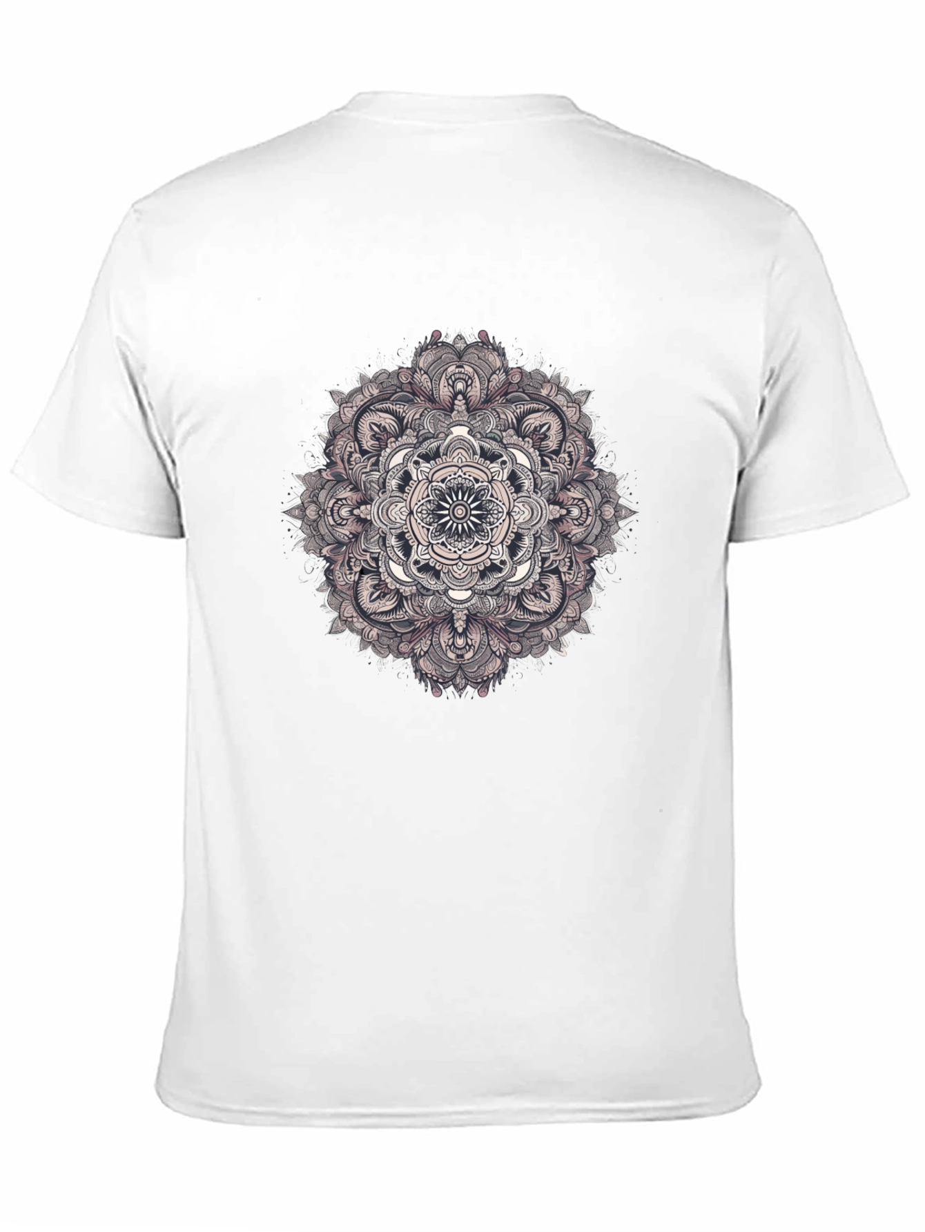 Black Mandala Graphic Tee - Stylish and Unique Design
