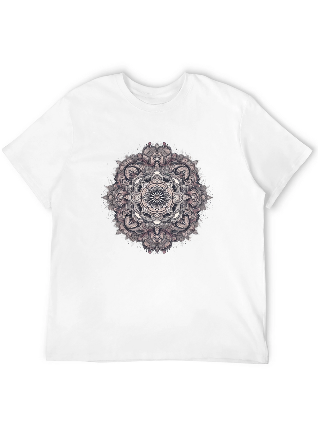 Black Mandala Graphic Tee - Stylish and Unique Design