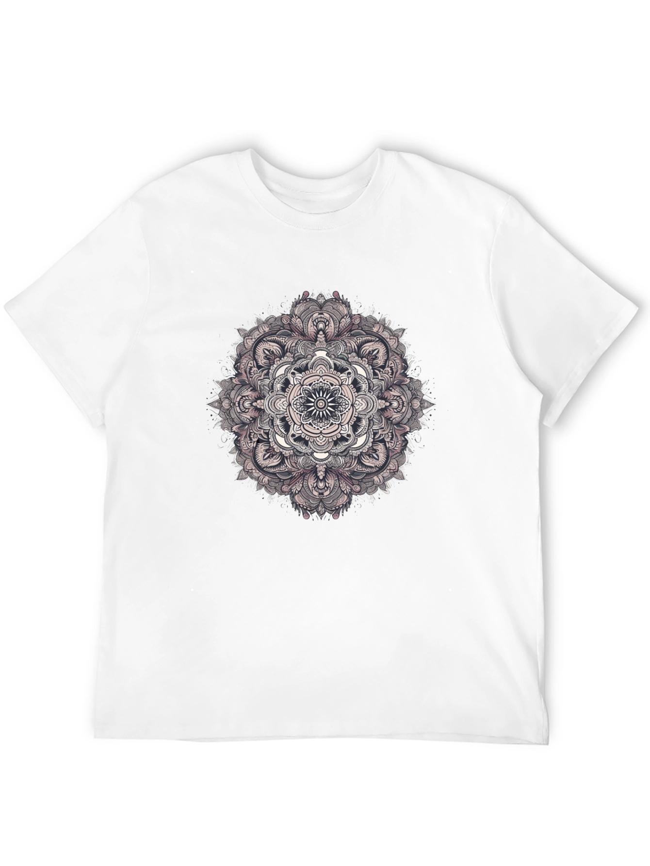 Black Mandala Graphic Tee - Stylish and Unique Design