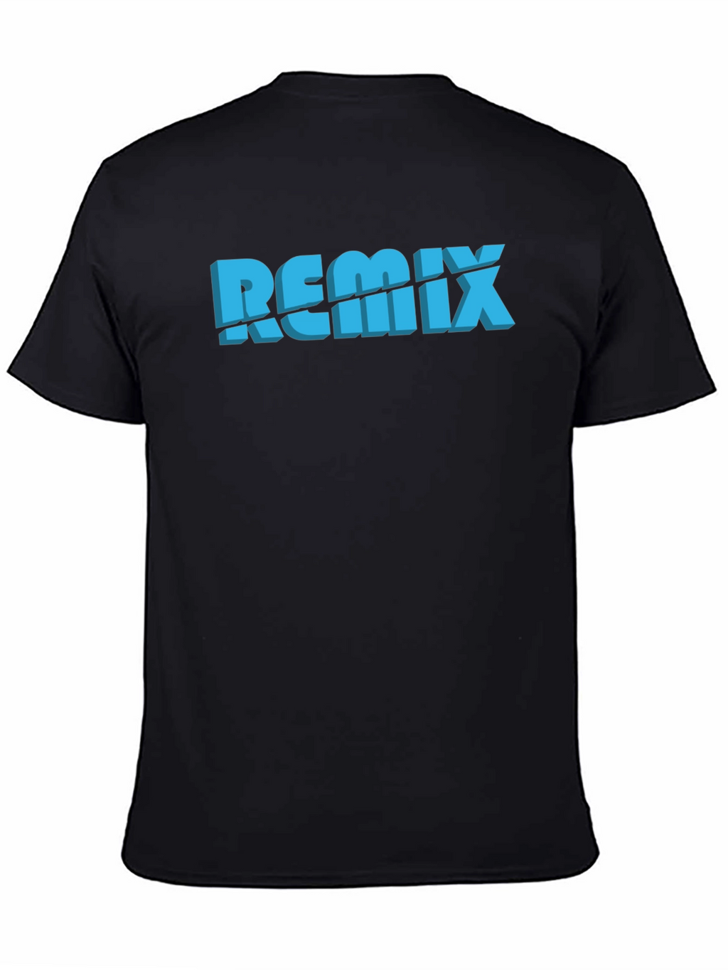 Remix Graphic Print Black T-Shirt