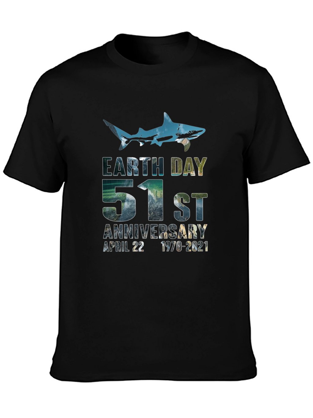 Earth Day 51st Anniversary Shark T-Shirt