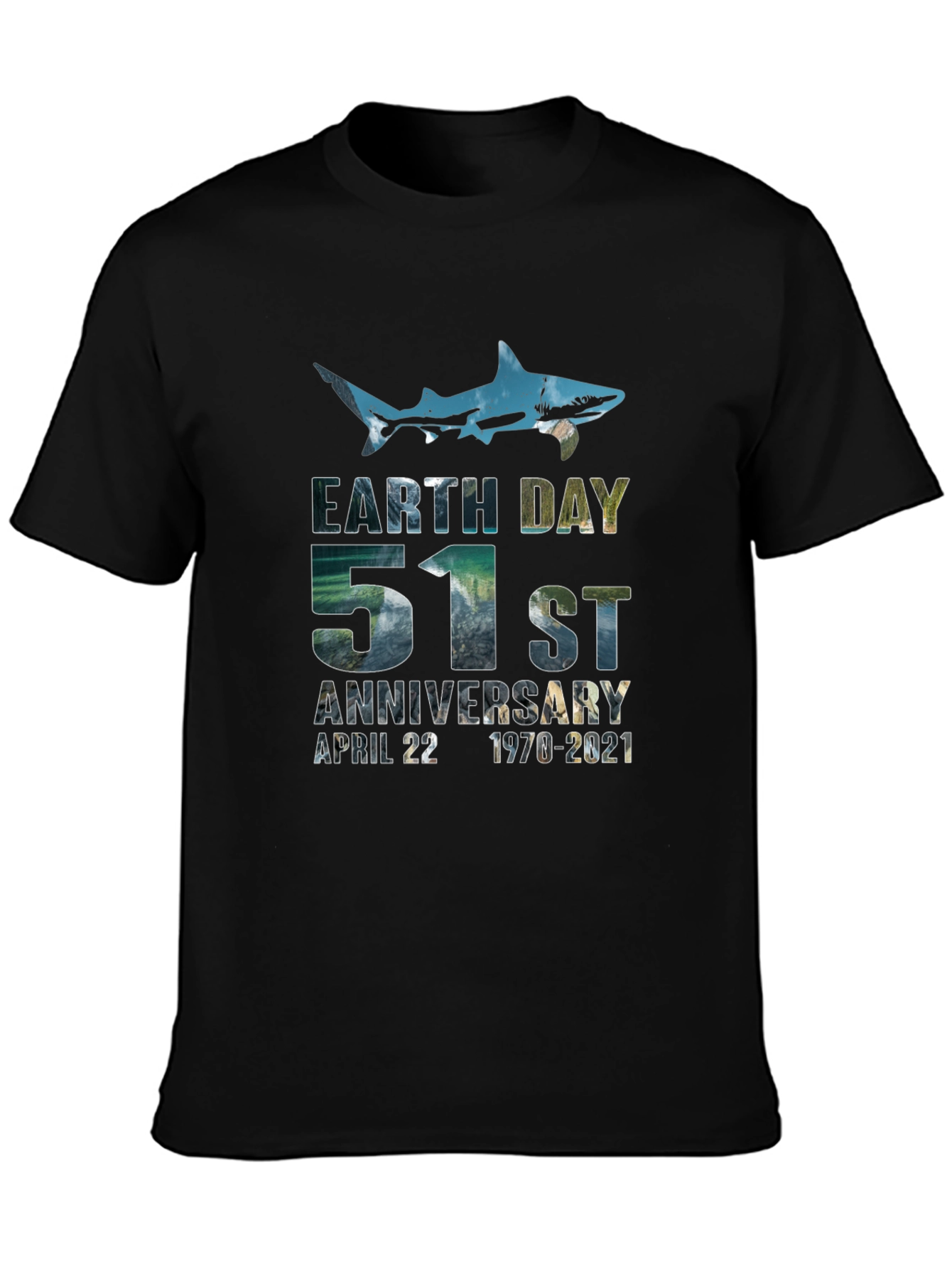 Earth Day 51st Anniversary Shark T-Shirt