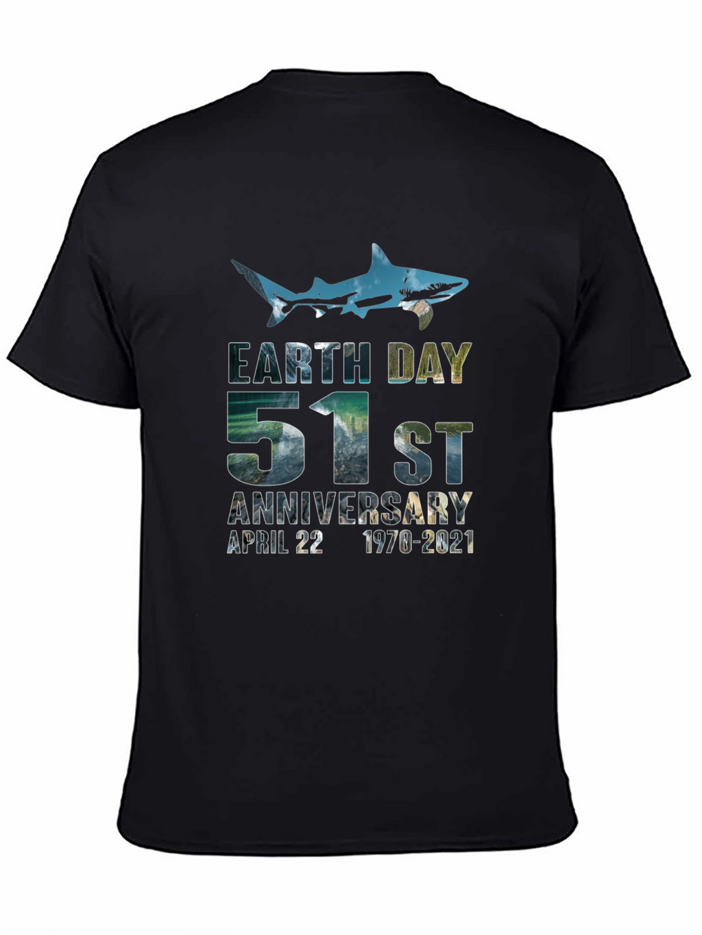 Earth Day 51st Anniversary Shark T-Shirt