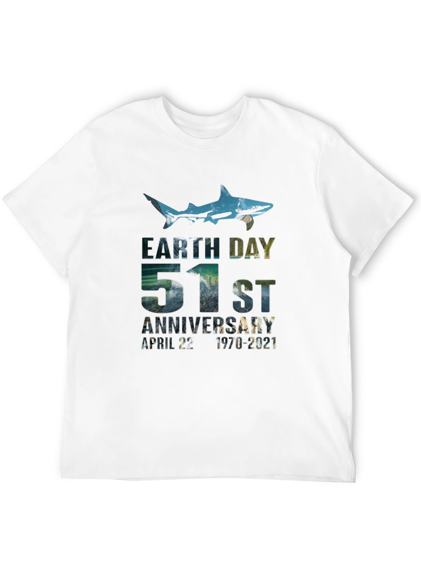 Earth Day 51st Anniversary Shark T-Shirt