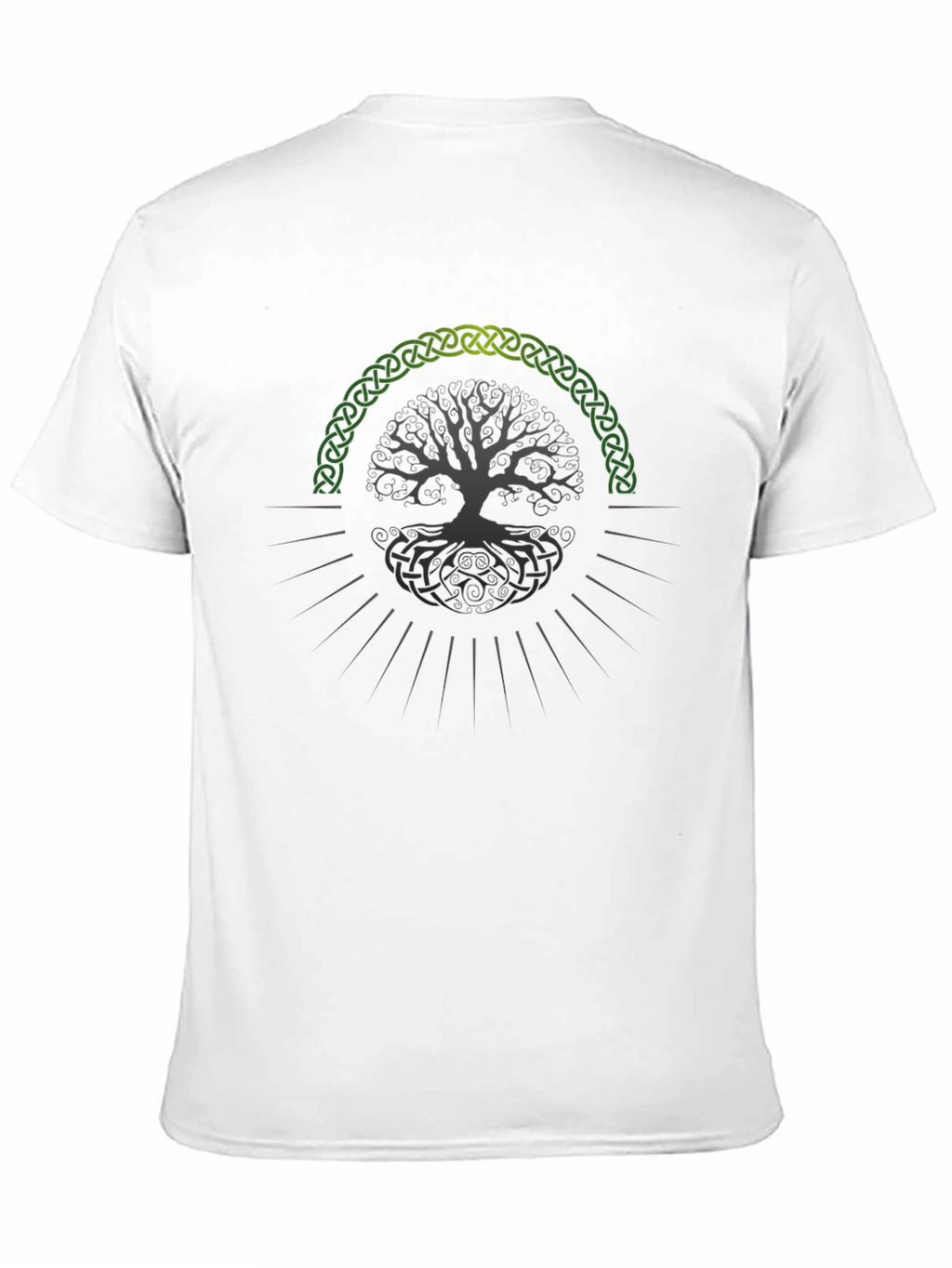 Celtic Tree of Life Graphic Tee - Black